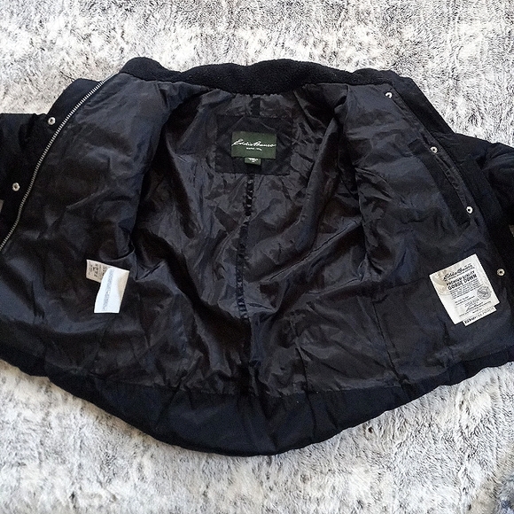 Eddie Bauer Black Down jacket XS - Picture 6 of 8
